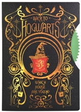 Poznámkový A5 blok Harry Potter: Barevný znak (14,8 x 21 cm)