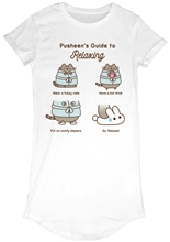 Dámsky Pusheen: Guide To Relaxing (M) biela bavlna
