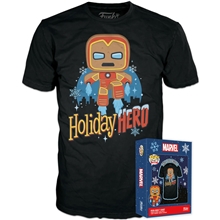 Funko Boxed tričko: Marvel - Gingerbread Iron Man (XL)
