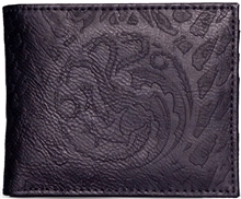 Otváracia peňaženka Dom draka Dračia palica: Dračí emblém (17 x 11 x 2 cm) čierna