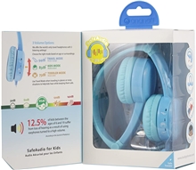 BuddyPhones Travel - detské cestovné slúchadlá, skladacie - modré