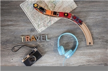 BuddyPhones Travel - detské cestovné slúchadlá, skladacie - modré
