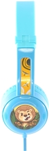 BuddyPhones Travel - detské cestovné slúchadlá, skladacie - modré