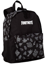 Batoh Fortnite: (18 litrov 31 x 41 x 14 cm) čierna látka