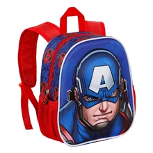 Detský batoh s 3D maskou Marvel Captain America (27 cm)