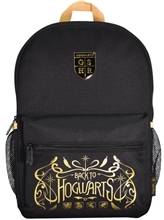 Batoh Harry Potter: Black & Camel (16 litrov 26 x 37 x 14 cm) čierny nylon