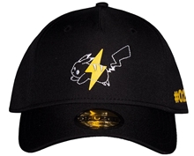 Šiltovka Pokémon: Angry Pika Cap (nastaviteľná) čierna polyesterová bavlna