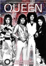 Nástenný kalendár 2024: Queen (A3 29,7 x 42 cm)