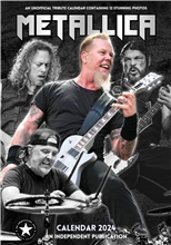 Nástenný kalendár 2024: Metallica (A3 29,7 x 42 cm)