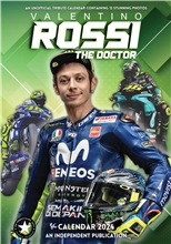 Nástenný kalendár 2024: Valentino Rossi (A3 29,7 x 42 cm)