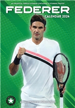 Nástenný kalendár 2024: Roger Federer (A3 29,7 x 42 cm)