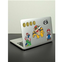 Sada vinylových samolepek Super Mario - Mushroom Kingdom (39 ks)
