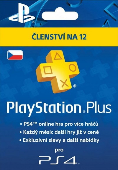 PlayStation Plus 365 Days CZ (PS3, PS4)