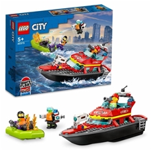 LEGO® CITY 60373 Hasičská záchranná loď a čln