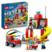 LEGO® CITY 60375 Hasičská stanica a hasičské auto