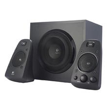 Reproduktory Logitech Z623, 2.1, 400 W, čierne, ovládanie hlasitosti, pre notebooky, pre PC, subwoofer 130 W