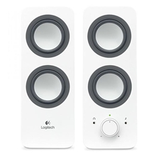 Logitech reproduktory Z200-SNOW WHITE, 2.0, 10W, bílé, regulace hlasitosti