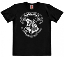 Detské tričko Harry Potter: Hogwarts Crest (výška 104-116 cm) čierna bavlna
