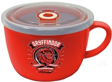 Keramický hrnček s viečkom Harry Potter: Gryffindor - Nebelvír (objem 600 ml)