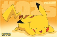 Plagát Pokémon: Pikachu Asleep (61 x 91,5 cm)