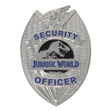 Odznak Jurský svet - replika bezpečnostného dôstojníka