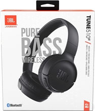 JBL Tune 510BT Wireless Pure Bass Sound - Black