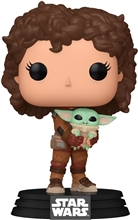 Funko POP Disney Star Wars - The Mandalorian - Peli Motto with Grogu (665)