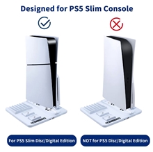 iPlay multifunkčný chladiaci stojan pre PS5 Slim - biely (PS5)