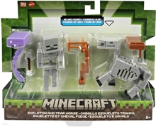 Minecraft Figurine - Skeleton and Horse