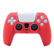 DOBE Silikónové puzdro pre ovládač DualSense (PS5) - červené