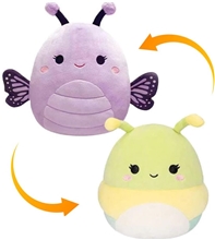 Squishmallows: Flip A Mallows - 13 cm plyšák - motýľ/húsenica