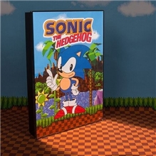 Sonic svietiaci plagát (29,70  x 21,00 cm)