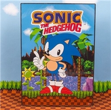 Sonic svietiaci plagát (29,70  x 21,00 cm)