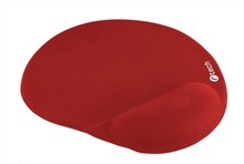 Podložka pod myš gélová C-TECH MPG-03R - červená (240x220 mm) (PC)