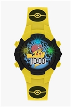 Detské blikajúce hodinky Pokemon žlté