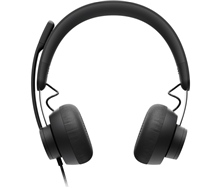 Logitech - Zone Wireless Teams Bluetooth Headset - Graphite Black