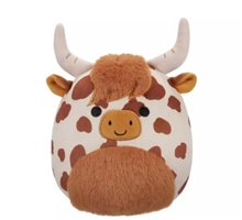 Squishmallows - 19 cm plyšák - Alonzo Highland Cow