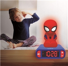 Spider-Man - budík s 3D nočným svetlom