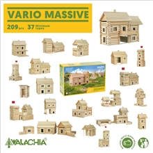 Walachia Vario drevená skladacia stavebnica (209 dielikov)