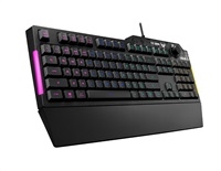 ASUS klávesnica TUF GAMING K1, membranová, US, čierna