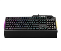 ASUS klávesnica TUF GAMING K1, membranová, US, čierna