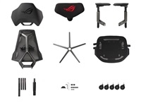 ASUS herné kreslo ROG Destrier Ergo Gaming Chair (SL400), čierná