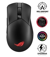 ASUS myš P711 Gladius III AimPoint, Bezdrátová, 2.4GHz, BT 5.1, čierná