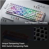 ASUS klávesnica ROG STRIX SCOPE II 96 WL WHITE/NXSW/US/PBT
