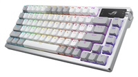 ASUS klávesnice ROG AZOTH Moonlight White, mechanická, Bluetooth, US, bílá