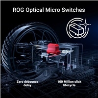 ASUS ROG Keris II Ace, bezdrôtová herná myš, biela