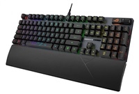 ASUS klávesnica ROG STRIX SCOPE II, mechanická, drôtová, ROG RX RED / PBT, US