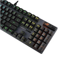 ASUS klávesnica ROG STRIX SCOPE II, mechanická, drôtová, ROG RX RED / PBT, US