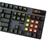 ASUS klávesnica ROG STRIX SCOPE II, mechanická, drôtová, ROG RX RED / PBT, US