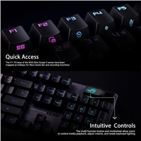 ASUS klávesnica ROG STRIX SCOPE II, mechanická, drôtová, ROG RX RED / PBT, US